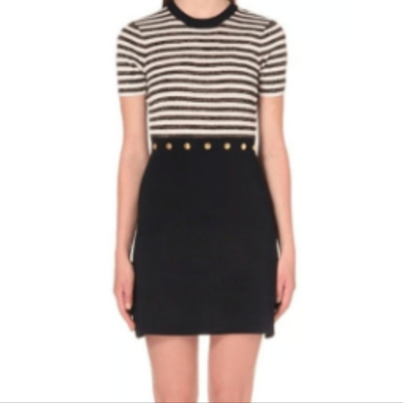 Sandro Dresses & Skirts - Sandro Redlake Stripe Short Sleeve Dress Women's Size XS